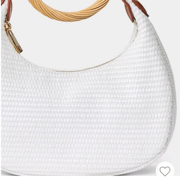 Straw Bracelet Bag - White - BNWT - Picture 2 of 11